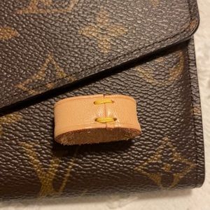 LV leather loop